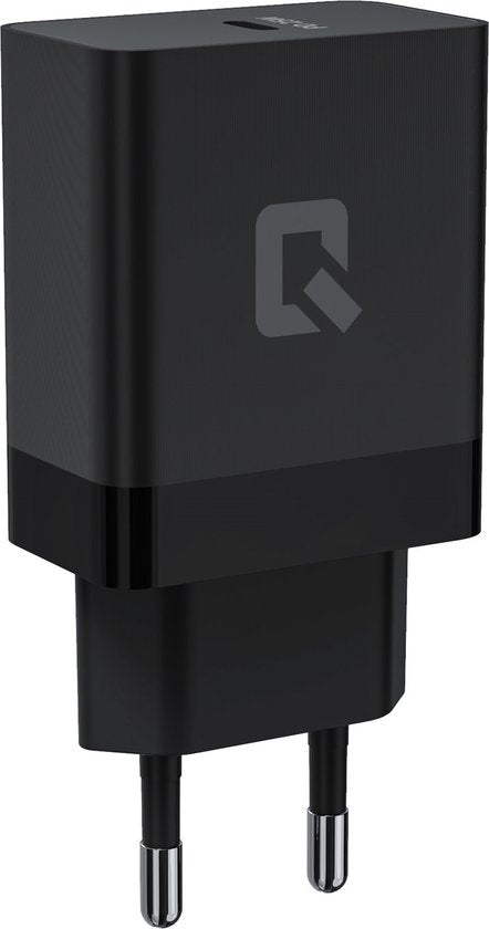 UNIQ Accessory Snellader PD 25W Adapter met USB Type-C kabel - Zwart