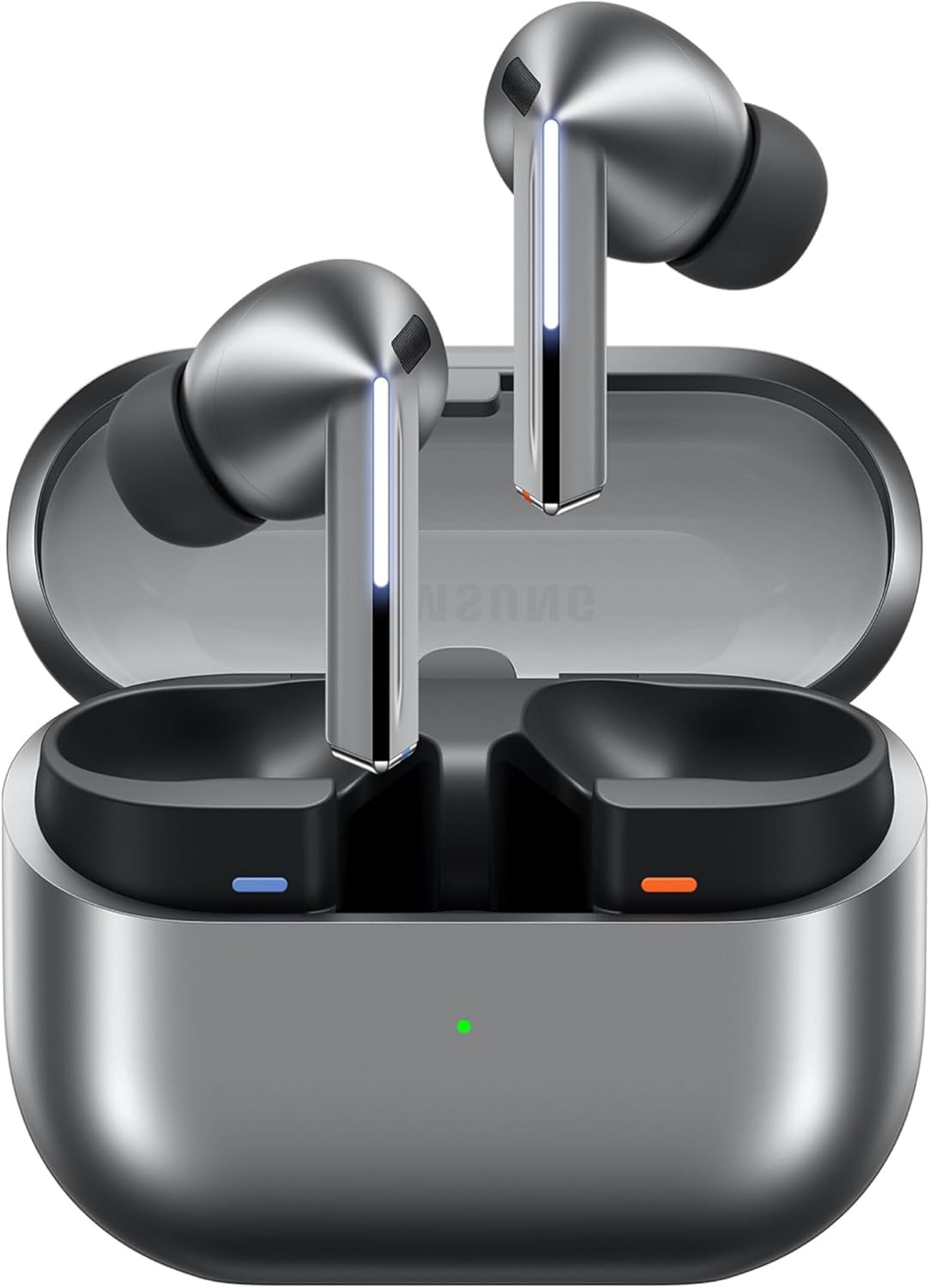 SAMSUNG Galaxy Buds 3 Pro AI True Wireless Bluetooth-oordopjes, ruisonderdrukking, geluidsoptimalisatie, realtime tolk, opnieuw ontworpen comfortabele pasvorm, zilver [Amerikaanse versie, Amazon