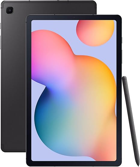 SAMSUNG Galaxy Tab S6 Lite 10.4' 64GB WiFi Android Tablet, S Pen Included, Gaming Ready, Long Battery Life, Slim Metal Design, Expandable Storage, US Version, Oxford Gray, Amazon Exclusive (2024)